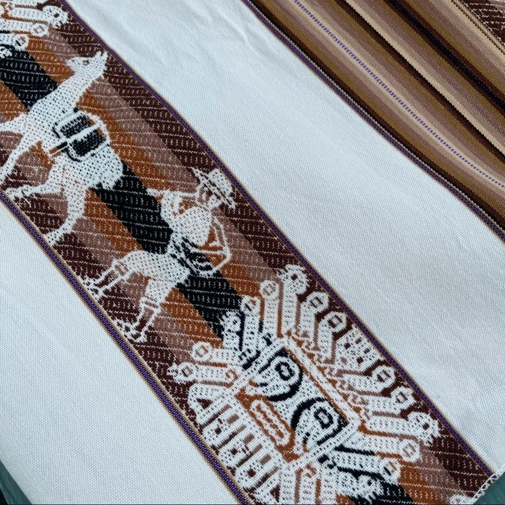 Vintage Tablecloth and Placemats Set Costa Rica or Peru
